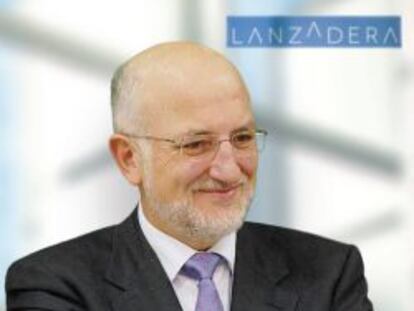 Juan Roig en la presentaci&oacute;n del proyecto Lanzadera.