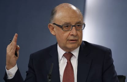 El minsitro de Hacienda, Cristóbal Montoro