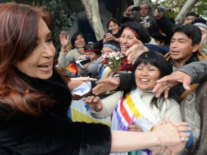 Fern&aacute;ndez, el pasado 9 de julio en San Miguel de Tucum&aacute;n (Argentina). 