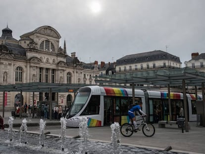 La Place du Ralliement, en el distrito centro de Angers.