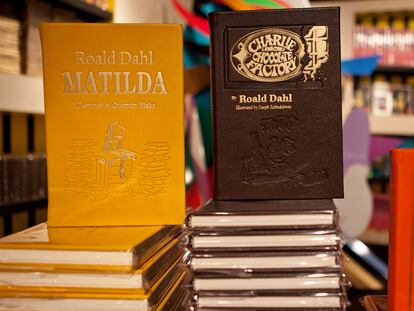 Libros de Roald Dahl en una librería de Manhattan.