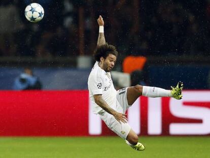 Marcelo, el miércoles contra el PSG