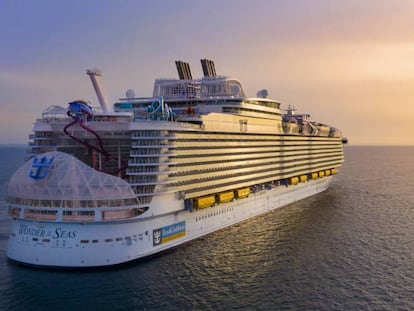 Wonder of the Seas (Royal Caribbean), el crucero más grande de mundo.