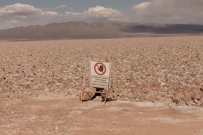 The Arizaro salt flat, near Tolar Grande.