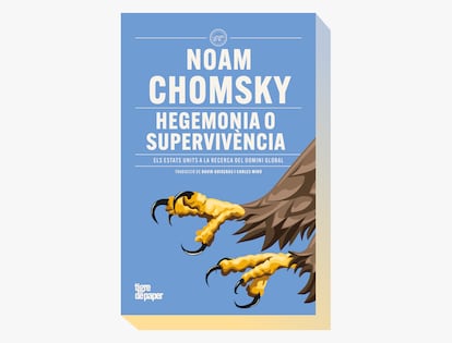 Portada de 'Hegomonia o supervivència', de Noam Chomsky.