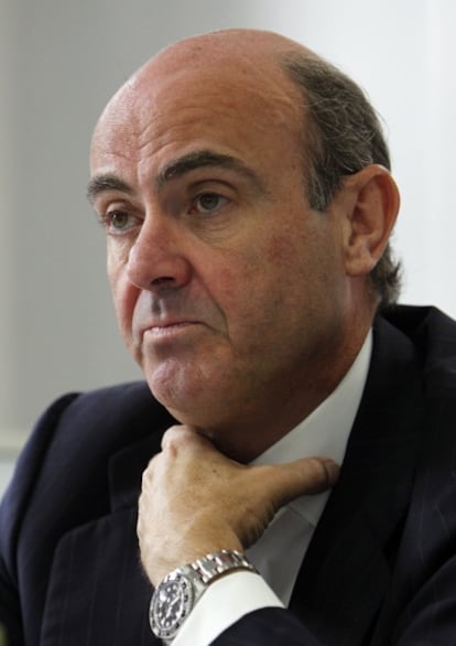 El director del Centro Price Waterhouse Coopers y el Instituto de Empresa (PwC/IE) del sector financiero, Luis de Guindos.