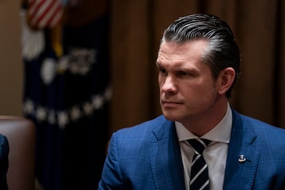 Pete Hegseth, secretario de Defensa de Estados Unidos, en la Casa Blanca, en Washington.