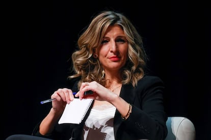 La vicepresidenta segunda del Gobierno y ministra de Trabajo, Yolanda Díaz.