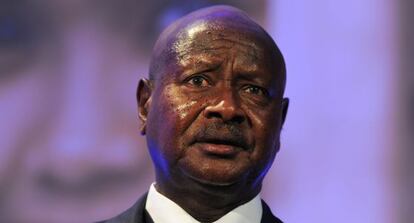 El presidente de Uganda Yoweri Museveni.