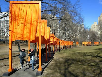 'Gates Project' en Central Park en Nueva York.