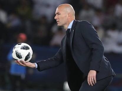 Zidane, en la final del Mundial de clubes