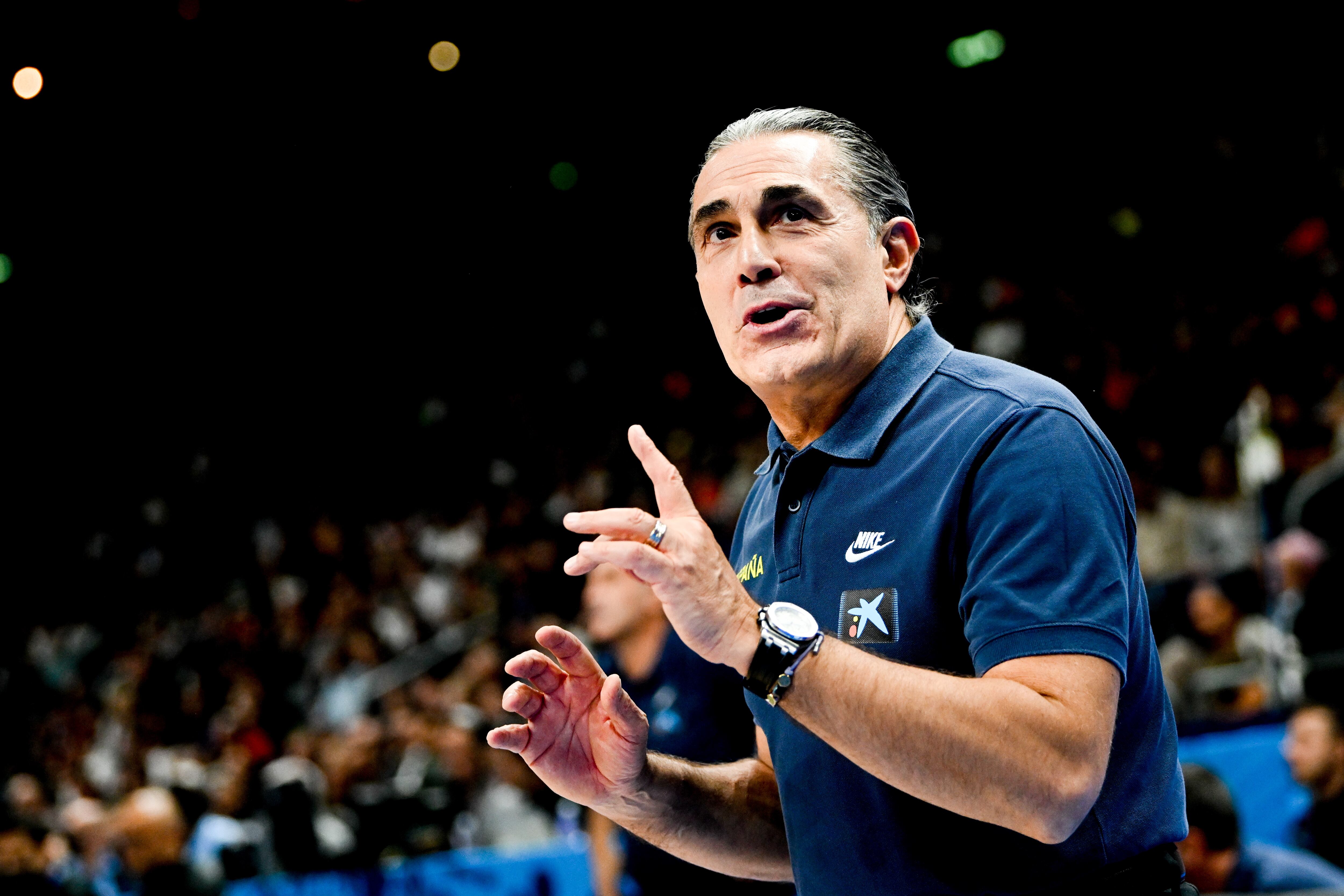 Scariolo, durante el Eurobasket.