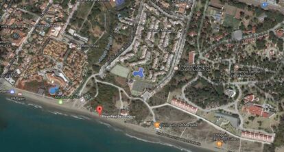 Zona en la que estar&aacute; ubicado el nuevo W de Marriott en Marbella.