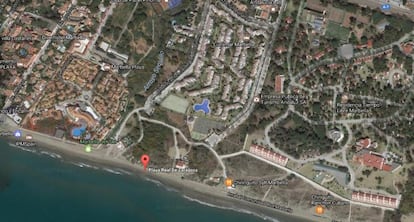 Zona en la que estará ubicado el nuevo W de Marriott en Marbella.