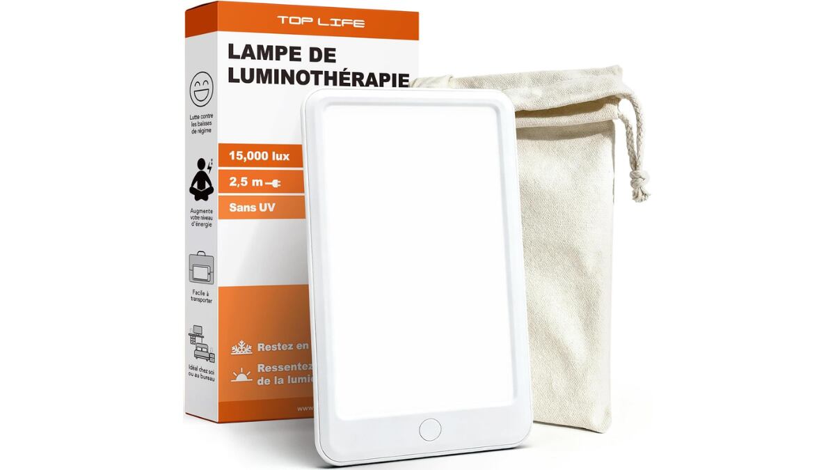 Esta lámpara de luminoterapia tiene más de 2.000 reseñas en Amazon.