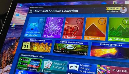Solitario de Windows 10.