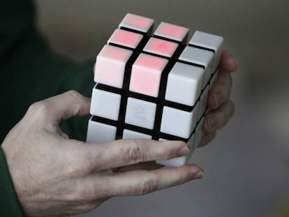 Un cubo de Rubik