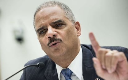 El fiscal General, Eric Holder, durante su comparecencia ante el Comit&eacute; Judicial de la C&aacute;mara de Representantes.