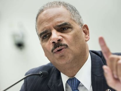 El fiscal General, Eric Holder, durante su comparecencia ante el Comit&eacute; Judicial de la C&aacute;mara de Representantes.