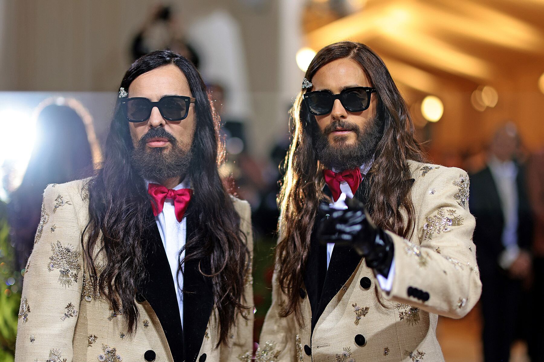 Alessandro Michele junto a Jared Leto en la última edición de la Gala Met, el pasado mes de mayo.