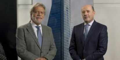 Luis Amodio, presidente de OHL, y José Antonio Fernández Gallar, consejero delegado