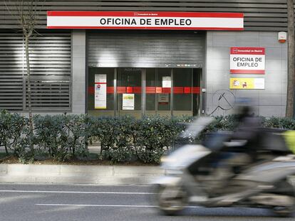 An employment office in Madrid.