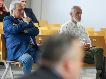 El expresidente de la Diputación de Valencia, Alfonso Rus, y el ex gerente de Imelsa, Marcos Benavent, durante uno de los juicios del ‘caso Taula’.
