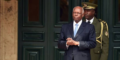 El presidente angoleño, Eduardo dos Santos, en 2015.