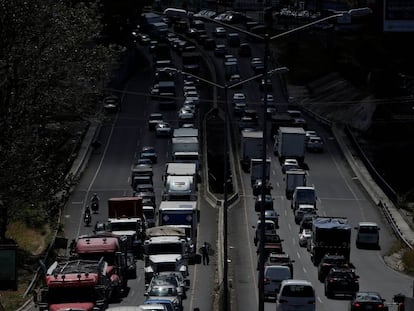 Una de las avenidas principales de San José, en Costa Rica. 