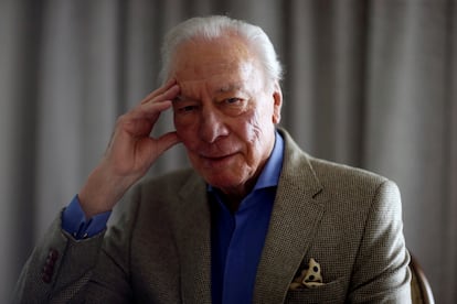 Christopher Plummer, en 2017 en Los Ángeles en la promoción de 'Todo el dinero del mundo'.