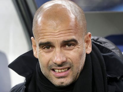 Guardiola, en un partido del Bayern.