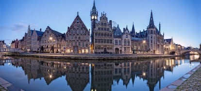 Barrio de Graslei en Gante (Bélgica).