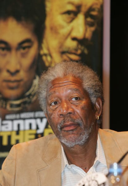 Morgan Freeman, en Madrid.