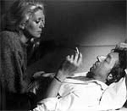 Catherine Deneuve y Serge Gainsbourg, en el rodaje de &#39;Je vous aime&#39; (1980), de Claude Berri.