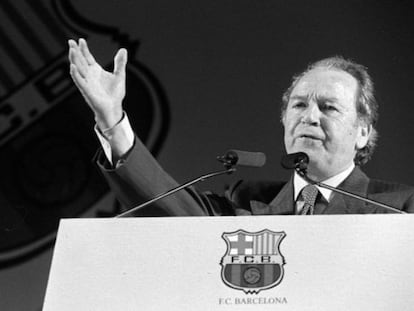 L'expresident del Barça, Josep Lluís Núñez.