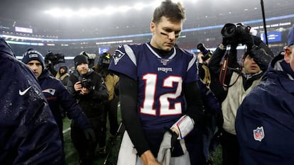 Brady, tras su último partido.