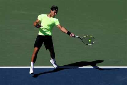 Rafa Nadal, en el partido de semifinales ante Youzhny.