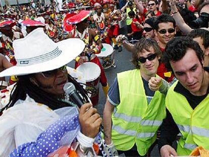 Sambódromo en el paseo de Gràcia de Barcelona