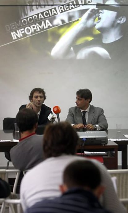 Francisco Jurado y Juan Moreno presentan su propuesta de voto por internet.