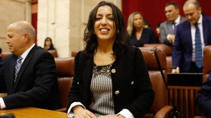 Marta Bosquet, diputada de Cs elegida presidenta del Parlamento andaluz.