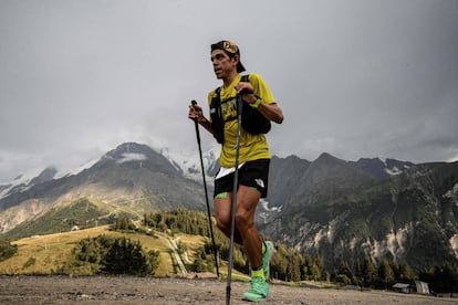 Pau Capell, en el Ultra Trail del Mont Blanc.