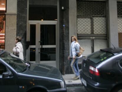 Portal de la casa de Arnaldo Otegi en Elgoibar.