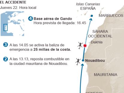 Hallada la cabina del helicóptero que cayó en el Atlántico