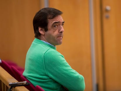 Iñaki Badiola, el pasado mes de enero, en la primera sesión del juicio.