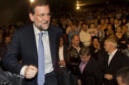 El presidente del Partido Popular, Mariano Rajoy.