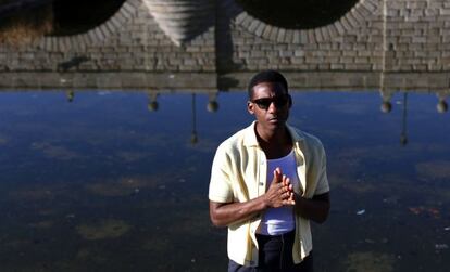 El cantante Leon Bridges en Madrid.