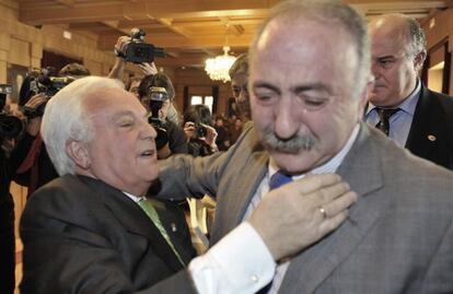 El expresidente de la Diputación y el alcalde de Barbadás