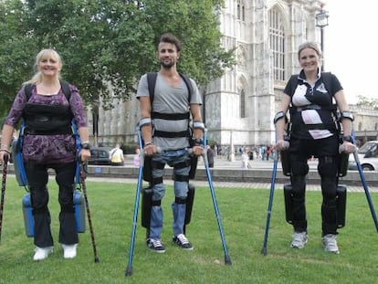 Tres pacientes usan &#039;Rewalk&#039; en Londres. 