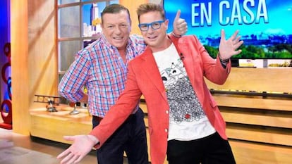 César y Jorge Cadaval en su nuevo programa.