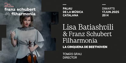 El 17 de junio disfruta del concierto de Lisa Batiashvili & Franz Schubert Filharmonia en el Palau de la Música.